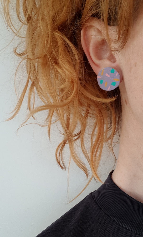 Painted earrings